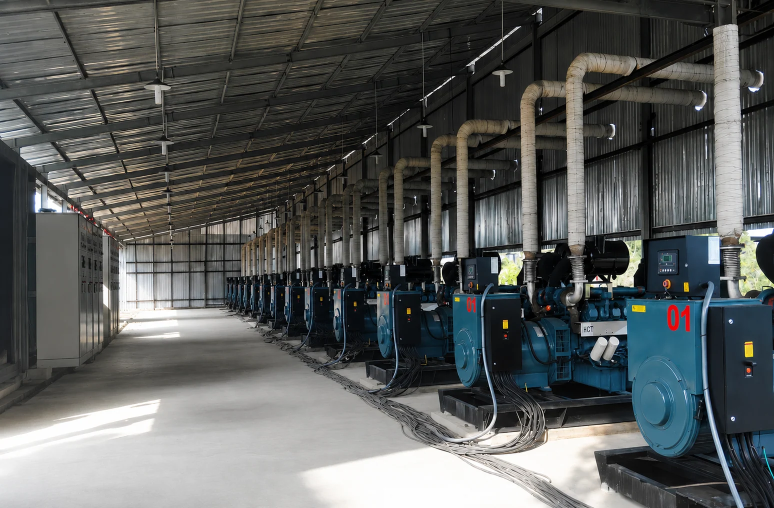 Diesel generator sets installed for the Indonesia project
